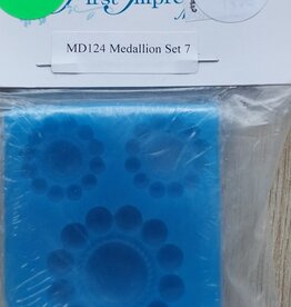 First Impressions Molds Siliconen mal  Medallion set 7  MD124   12