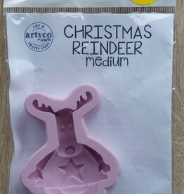 Artyco Siliconen mal  Christas Reindeer Medium  S09