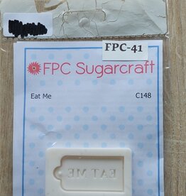 FPC sugarcraft Siliconen mal   Eat me  C148