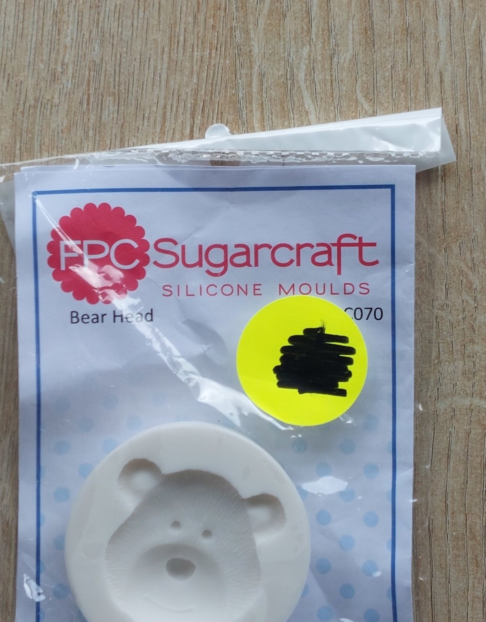 FPC sugarcraft Siliconen mal Bear Head  C070