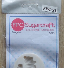 FPC sugarcraft Siliconen mal   Penguins  D023