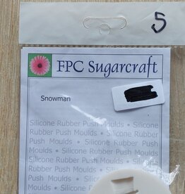 FPC sugarcraft Siliconen mal  Snowman  D001