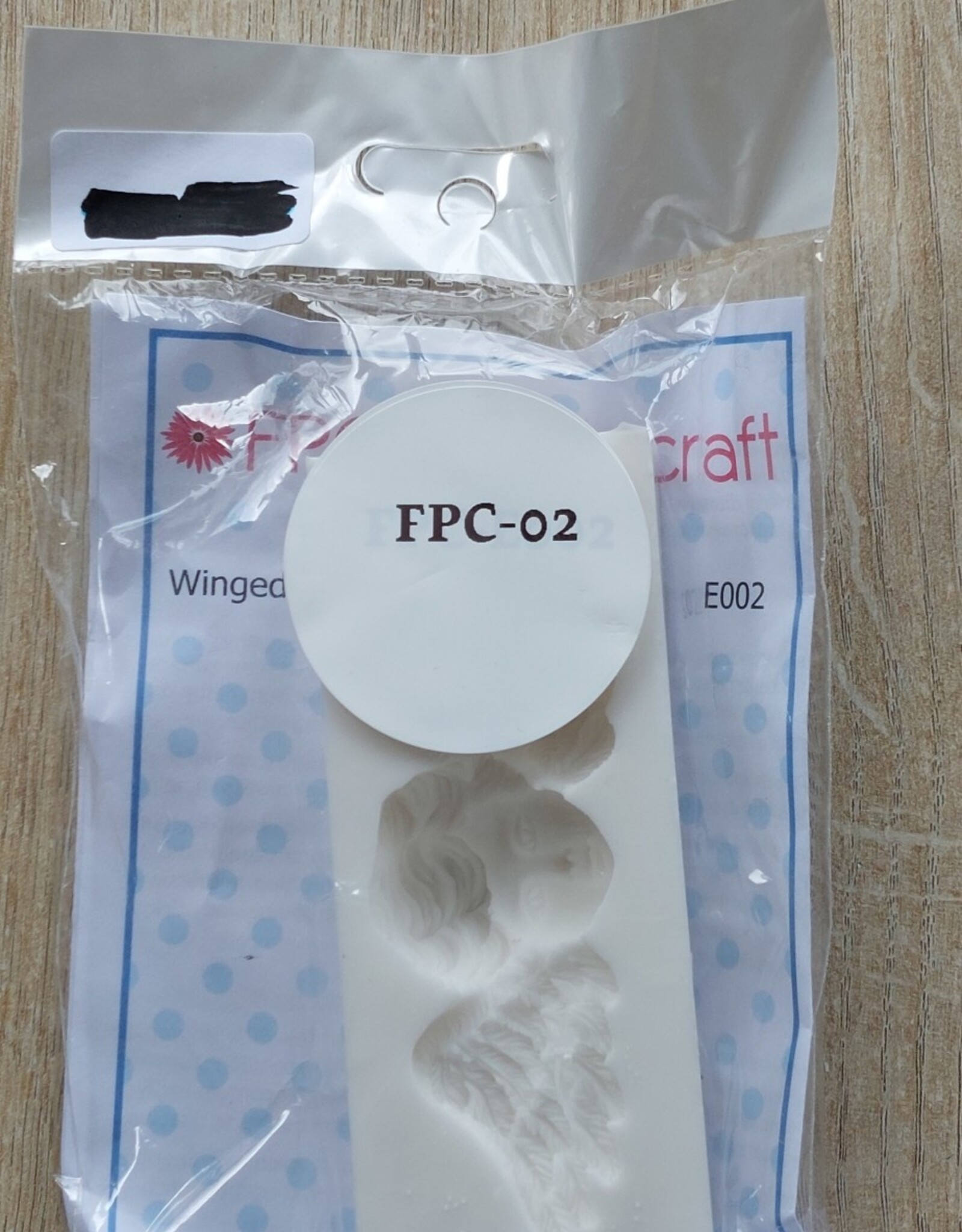 FPC sugarcraft Siliconen mal   Winged Cherub  E002