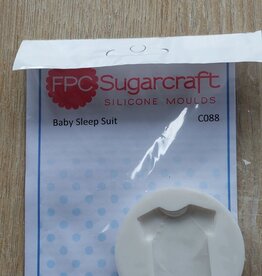 FPC sugarcraft Siliconen mal   Baby Sleep suit  C088