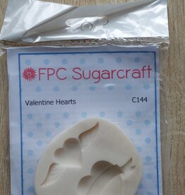 FPC sugarcraft Siliconen mal   Valentine Hearts   C144