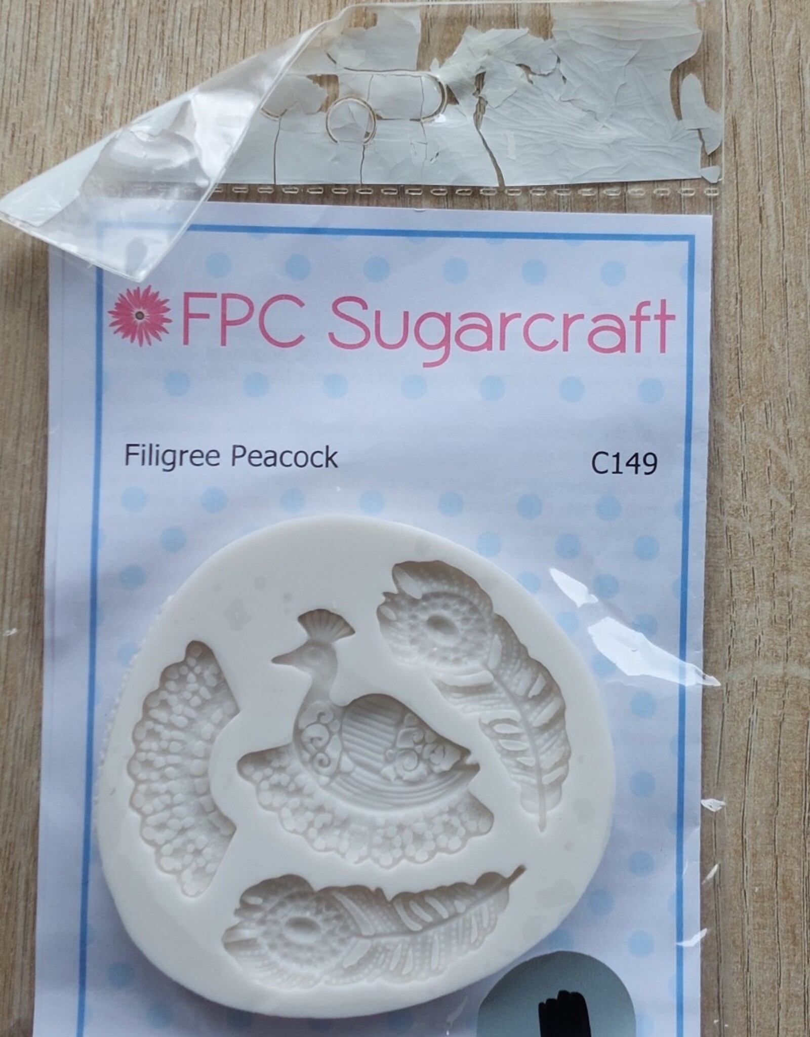 FPC sugarcraft Siliconen mal  Filigree Peacock  C149