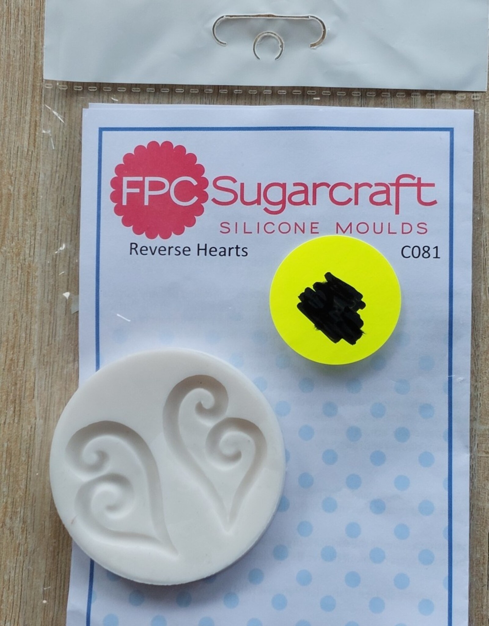 FPC sugarcraft Siliconen mal  Reverse Hearts  C081