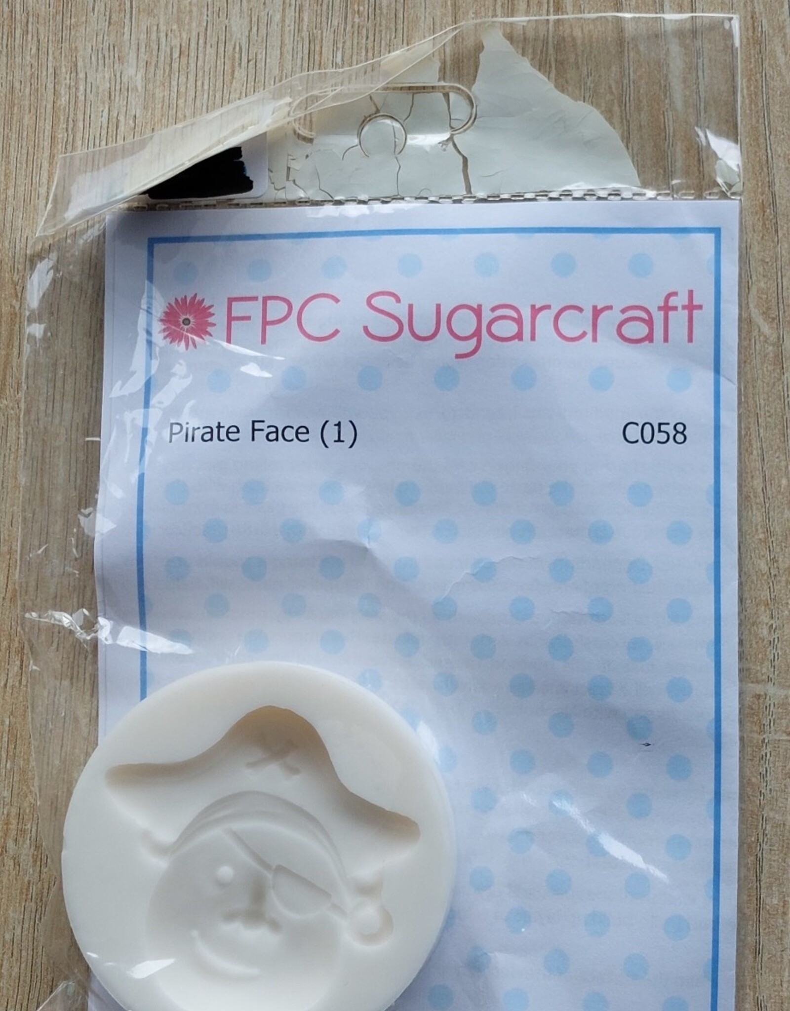FPC sugarcraft Silconen mal Pirate Face (1)  C058