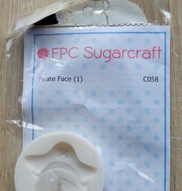 FPC sugarcraft Silconen mal Pirate Face (1)  C058