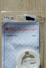 FPC sugarcraft Silconen mal  Snowman Face   D024