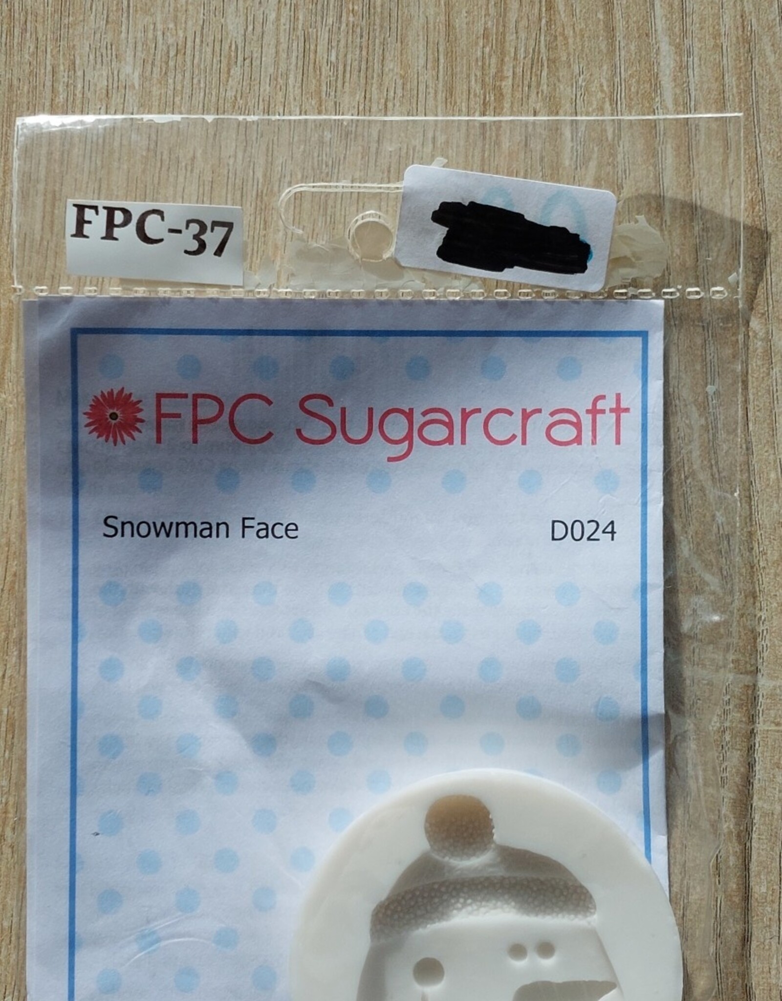 FPC sugarcraft Silconen mal  Snowman Face   D024