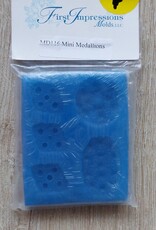 First Impressions Molds Siliconen mal Mini  medallions  MD116