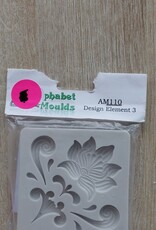 Alphabet moulds Siliconen mal  Design Elements 3  AM110