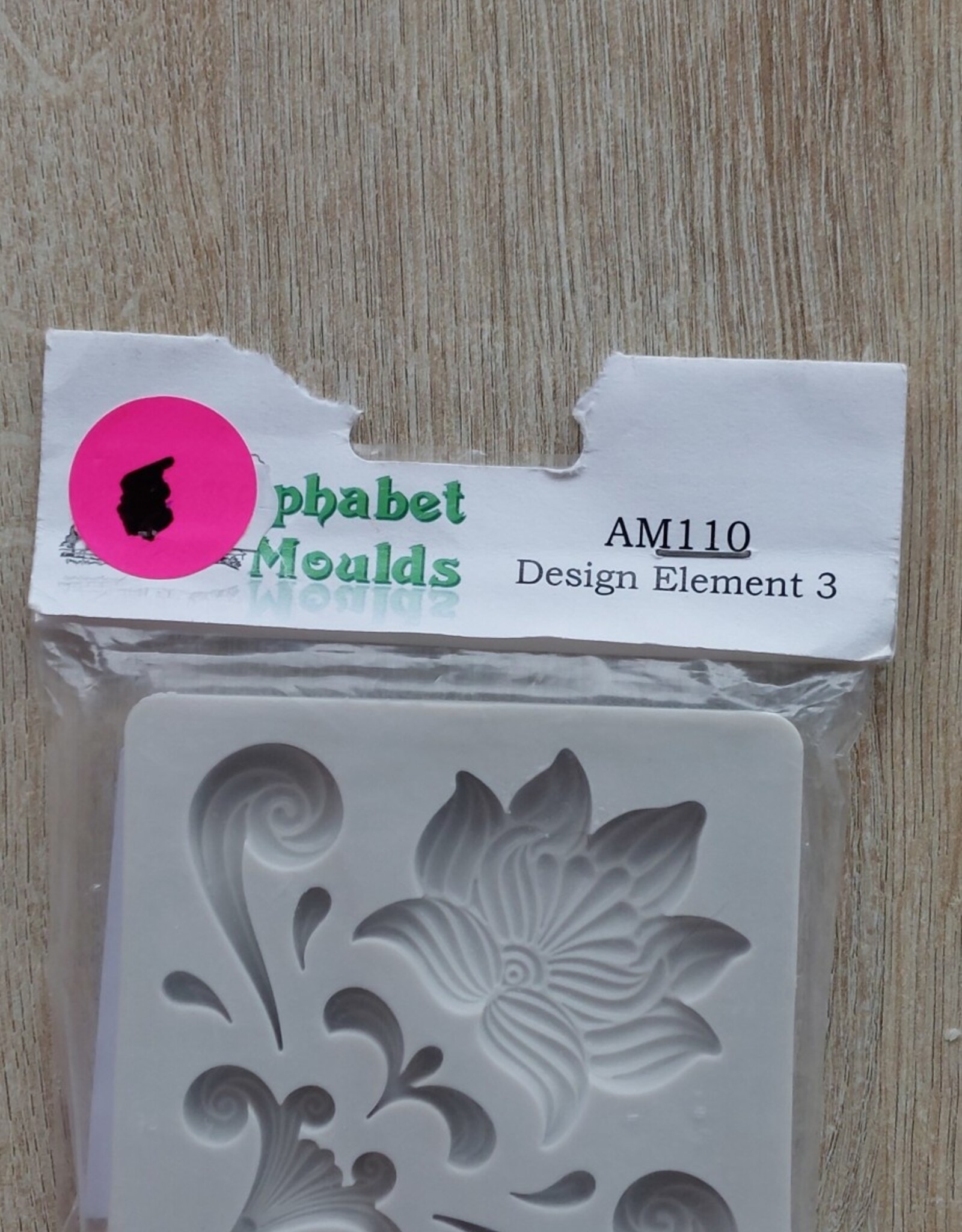 Alphabet moulds Siliconen mal  Design Elements 3  AM110