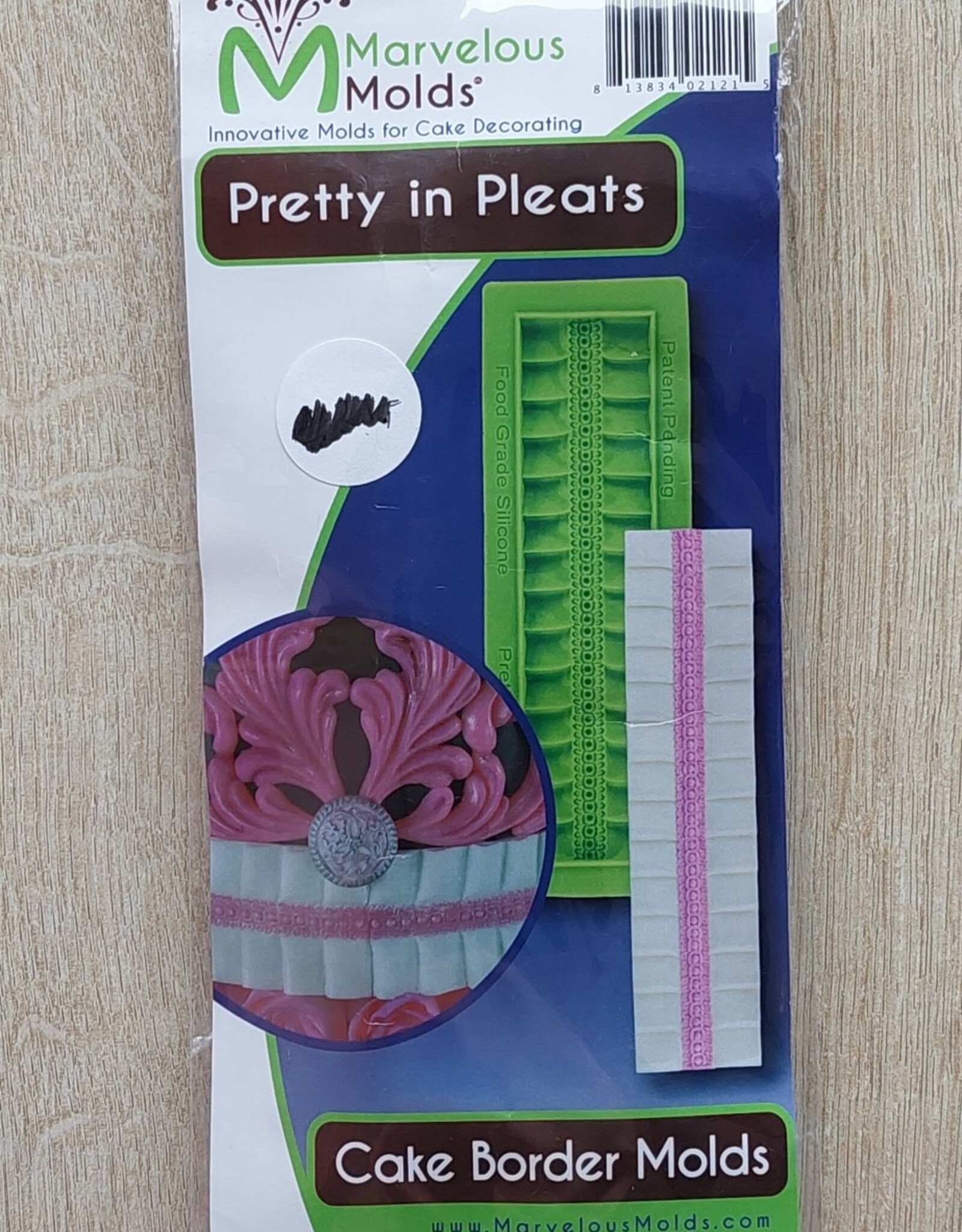 Marvelous Molds Siliconen mal   Pretty in Pleats