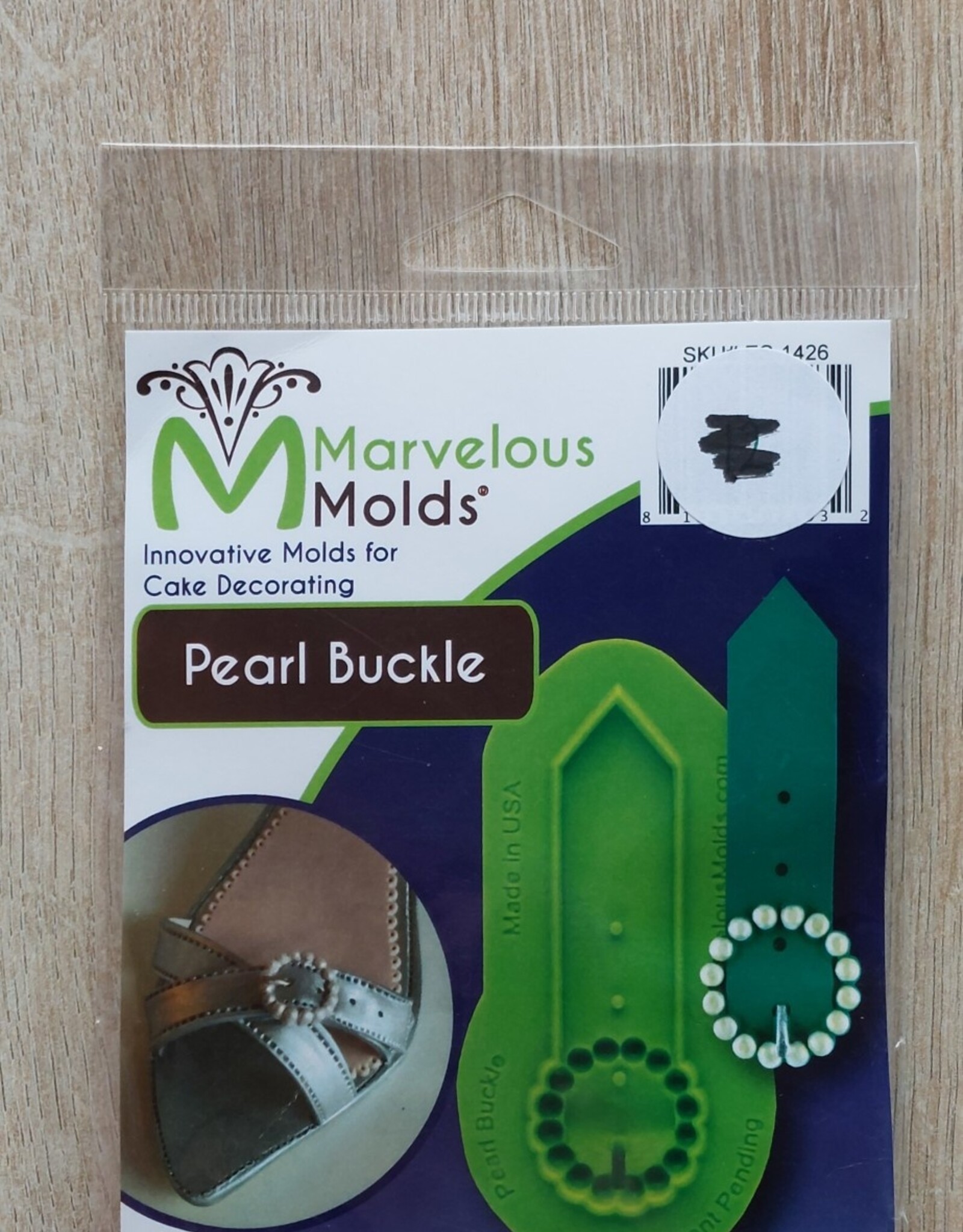 Marvelous Molds Siliconen mal   Pearl Buckle