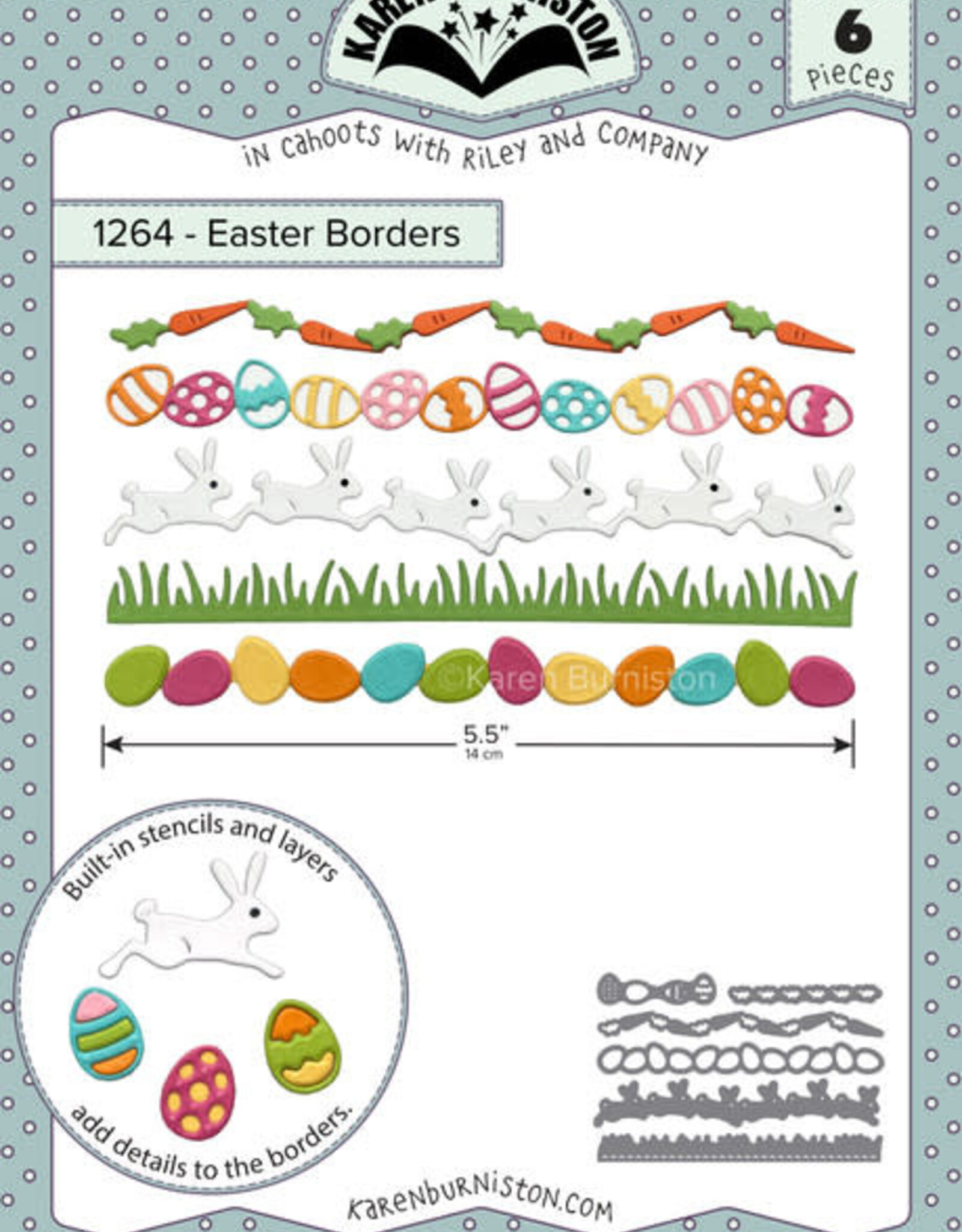 Karen Burniston Karen Burniston   Easter  Borders  1264