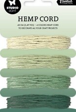 Studio Light Studio Light Hemp Cord Shades of green Consumables nr.08 SL-ES-RIB08 85x141x10mm