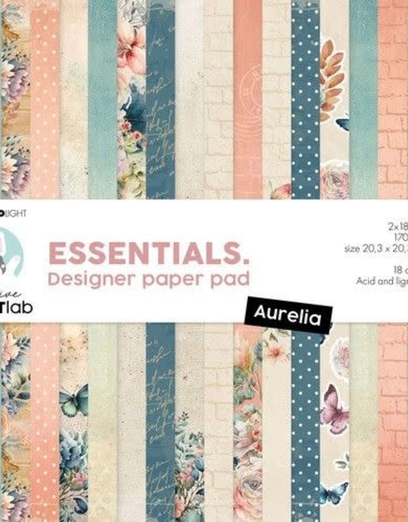 Studio Light Studio Light Designer paper pad Aurelia 170gsm Essentials nr.150 CCL-ES-DPP150 203x203x9mm