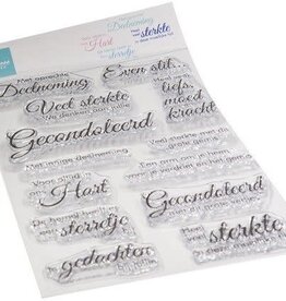 Marianne Design Marianne D Clear Stamps Met oprechte deelneming (NL) CS1164 1110x150mm