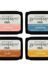 Spellbinders Spellbinders BetterPress Letterpress Mini Ink Pad Set 4  Desert Sunset