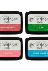 Spellbinders Spellbinders BetterPress Letterpress Mini Ink Pad Set 4 Flower Garden