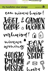 Craft Emotions CraftEmotions clearstamps A6 - handletter - Nieuwe Woning tekst (NL) Carla Kamphuis