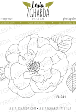 Lesia Zgharda Lesia Zgharda Design Stamp  Beautiful Rose FL241