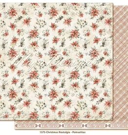 Maja Design Maja Design Christmas Nostalgia - Poinsettias - 1375-  12 x12