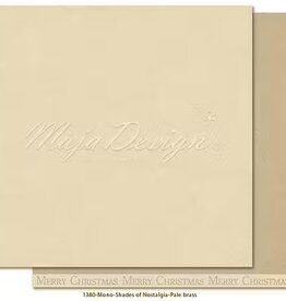 Maja Design Maja Design Monochromes Shades of Nostalgia -Pale Brass - 1380-  12 x12