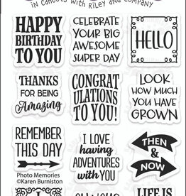 Karen Burniston Karen Burniston  Photo Memories Clear Stamps  CS008