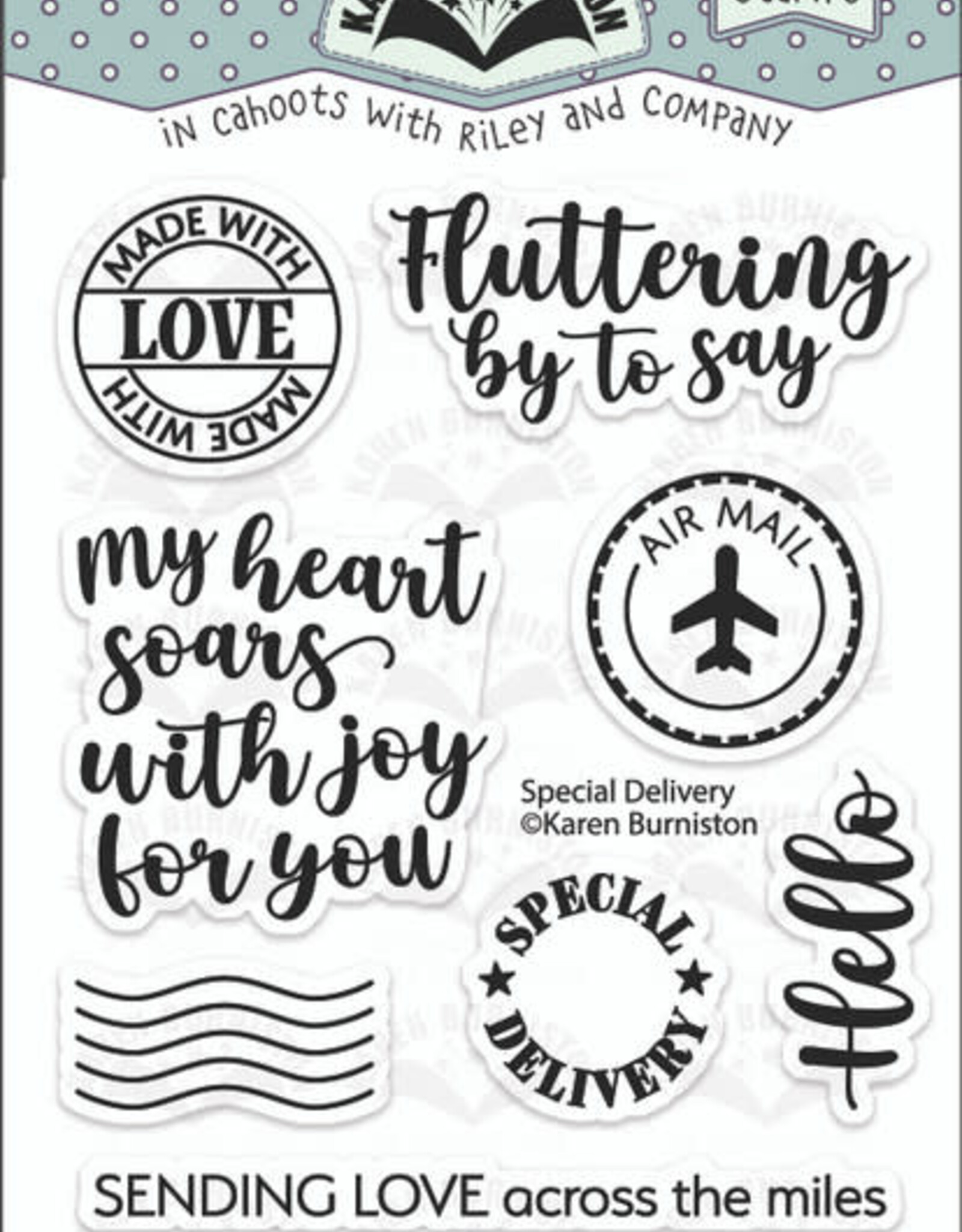Karen Burniston Karen Burniston  Special Delivery Clear Stamps CS009