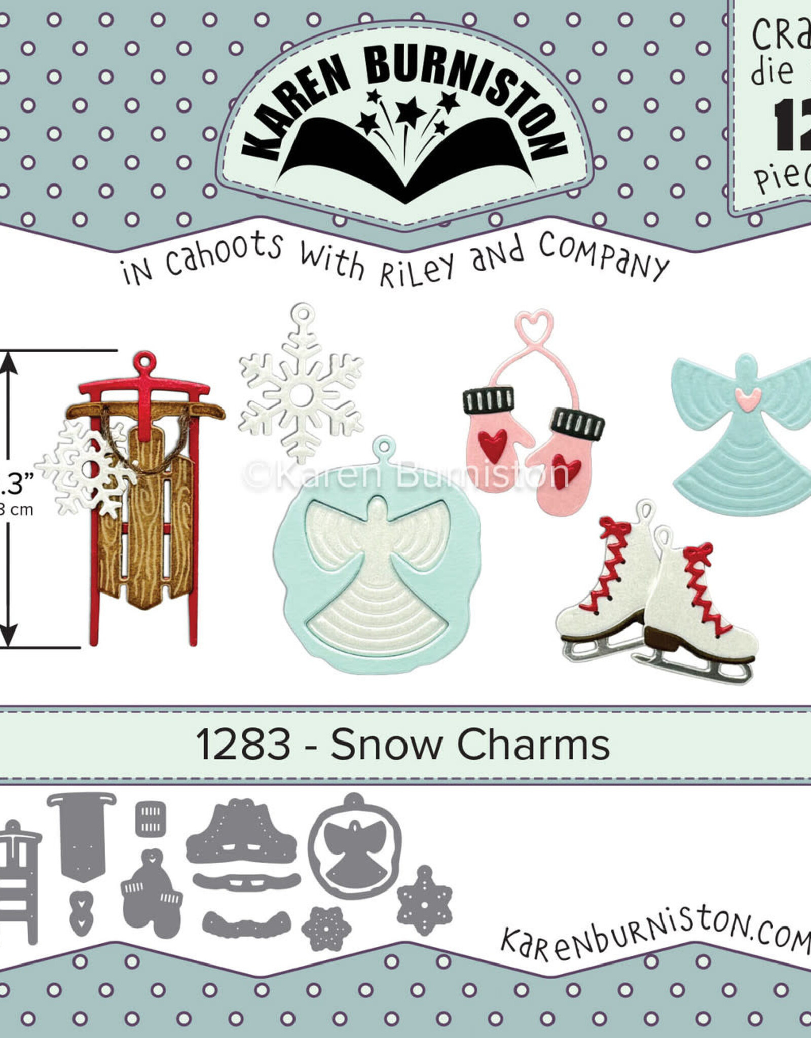 Karen Burniston Karen Burniston  Snow Charms  1283