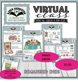 Karen Burniston Karen Burniston  Virtual class 16 november 2024  ALLEEN PAPIER