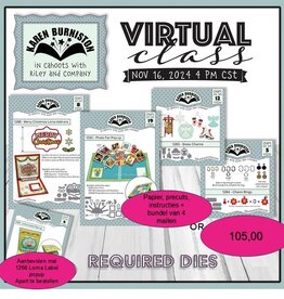 Karen Burniston Karen Burniston  Virtual class 16 november 2024  Bundel + papier