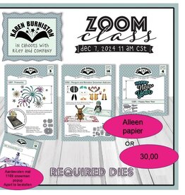 Karen Burniston Karen Burniston  Zoom class  7 december 2024  ALLEEN PAPIER