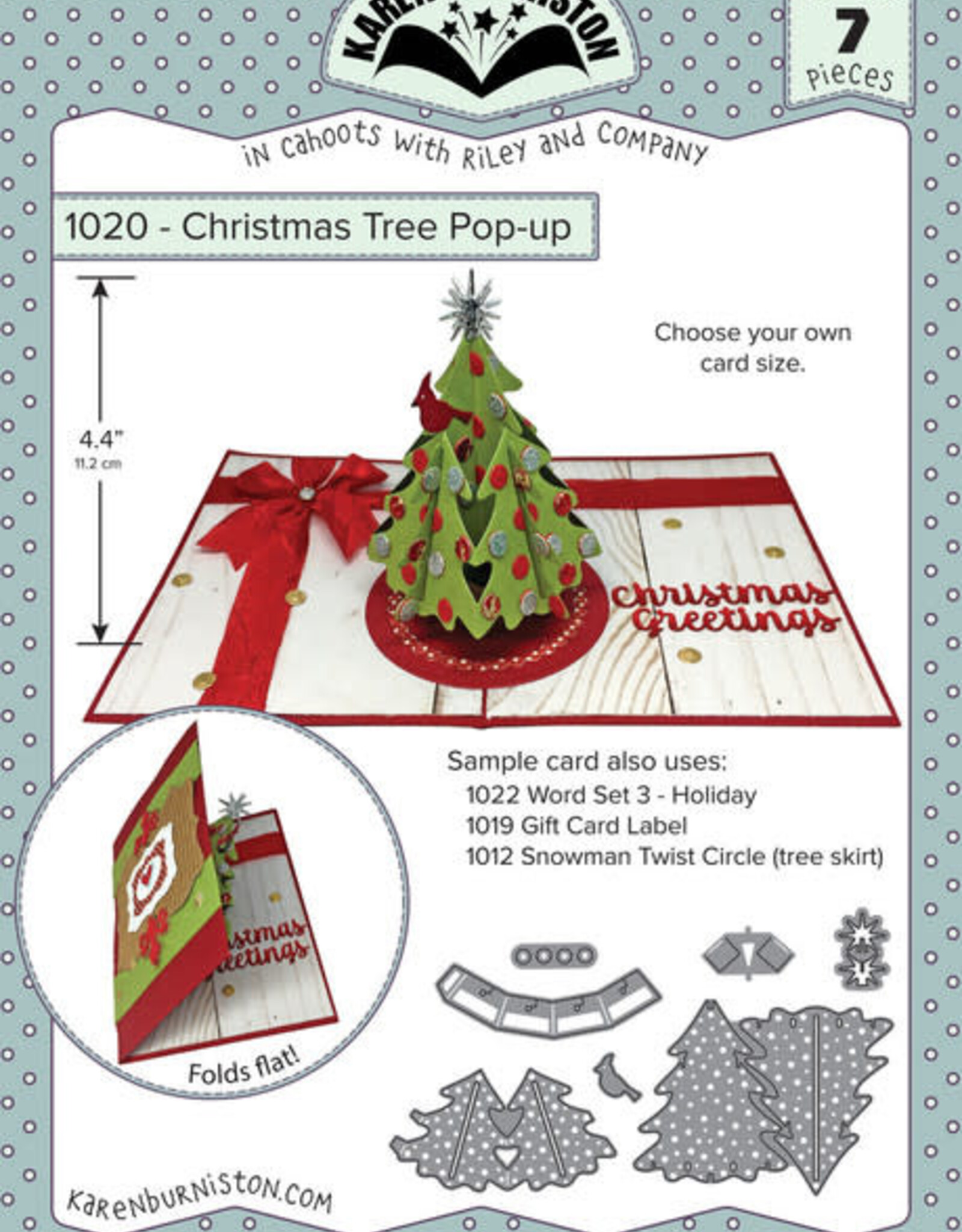 Karen Burniston Karen Burniston Christmas Tree Pop-Up 1020