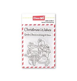 Impronte D'Autore Impronte D'autore  clearstamp Santa's Coming 2608