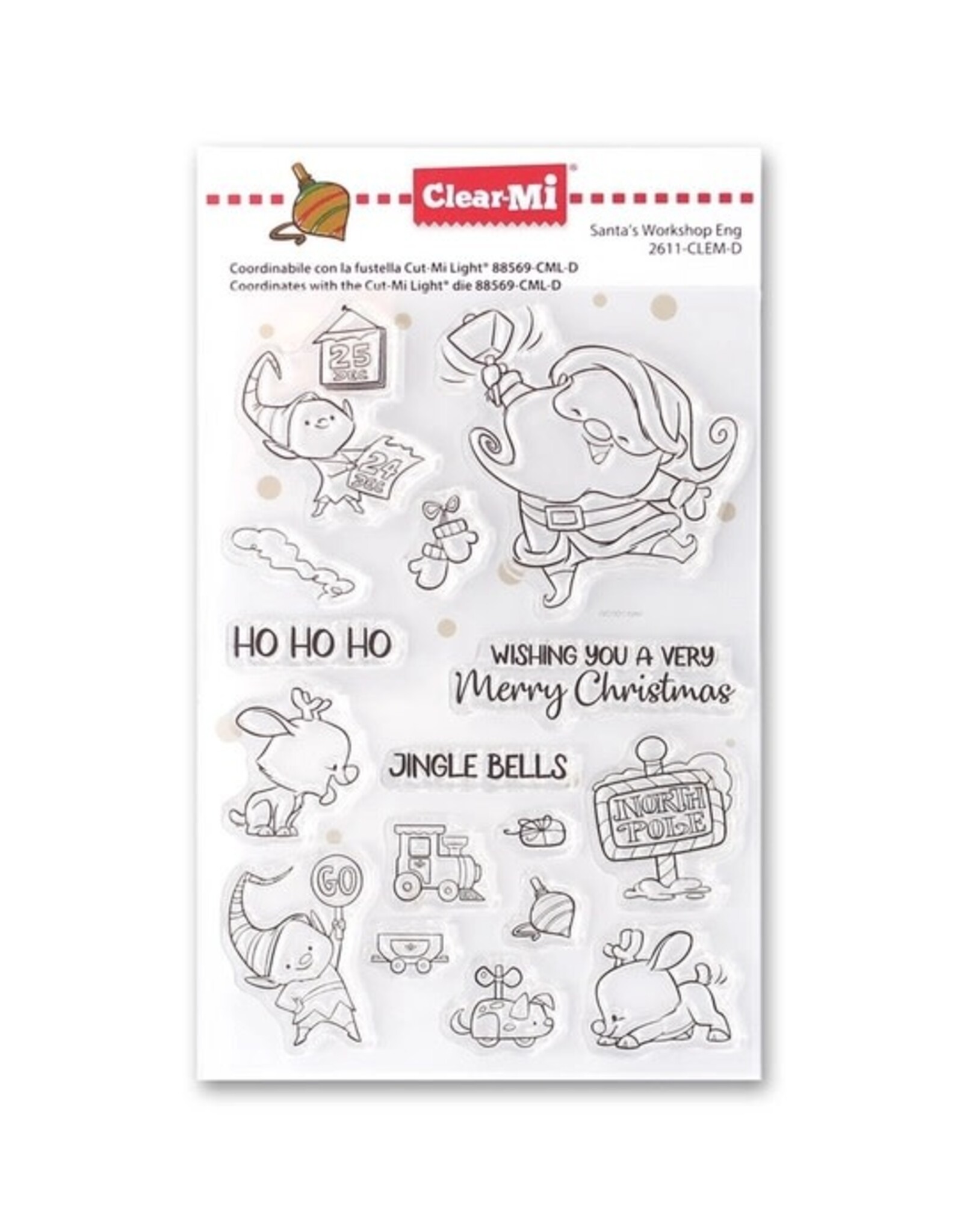 Impronte D'Autore Impronte D'autore  clearstamp  Santa's workshop 2611
