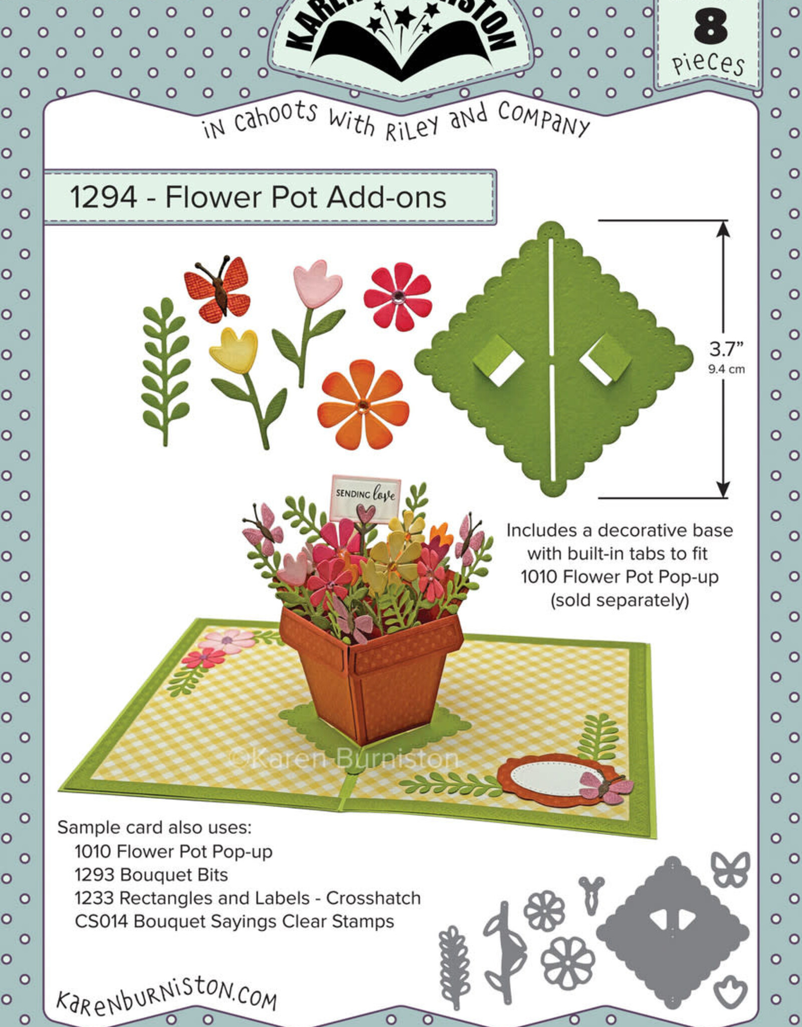 Karen Burniston Karen Burniston  Flower Pot Add ons 1294