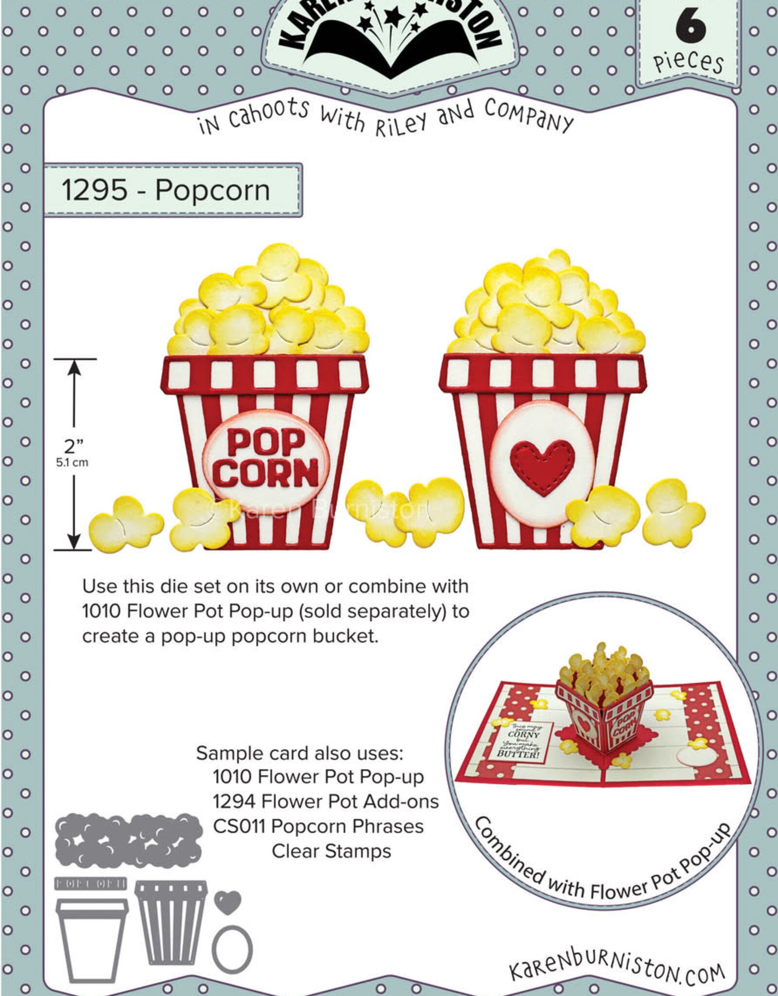 Karen Burniston Karen Burniston  Flower Popcorn 1295
