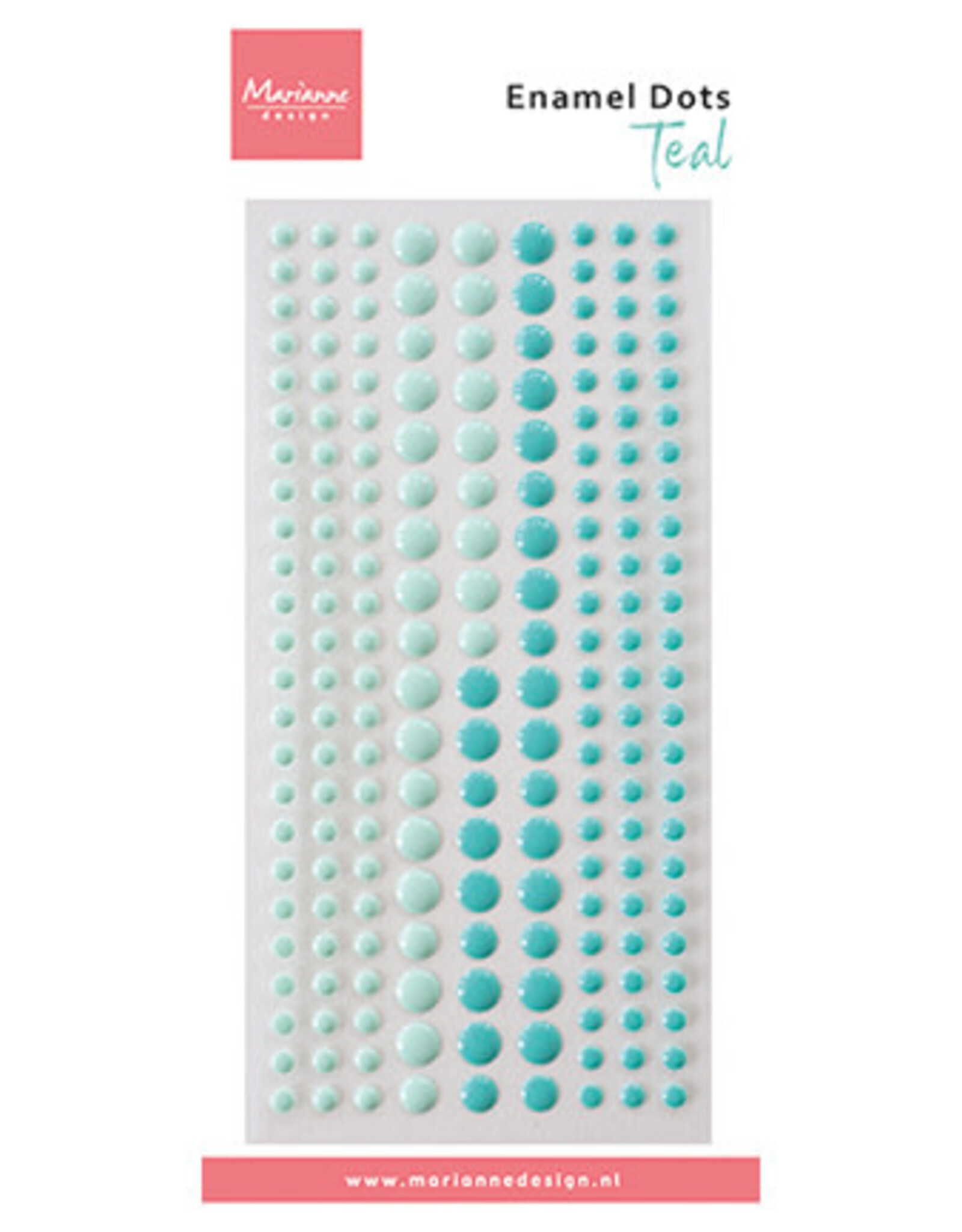 Marianne Design Marianne Design enamel dots Duotone Teal  PL4536
