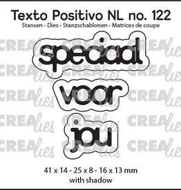 Crealies Crealies  Texto Positivo  Speciaal voor jou   no122