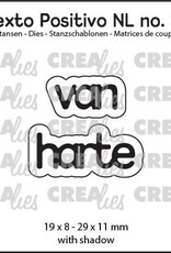 Crealies Crealies  Texto Positivo  hartelijk     no 24