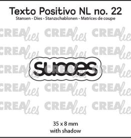 Crealies Crealies  Texto Positivo succes  POSNL22