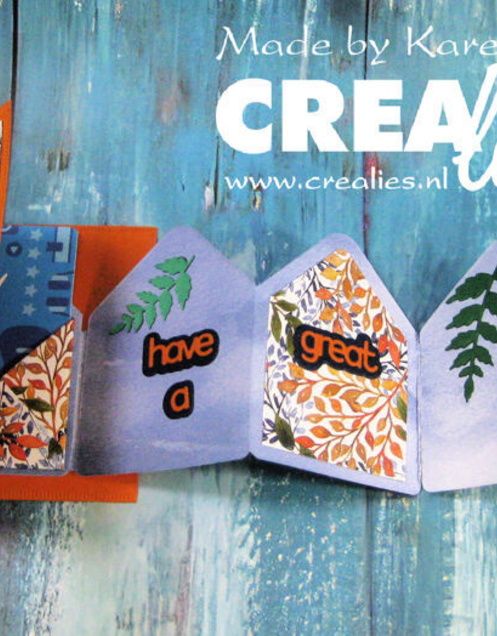 Crealies Crealies Cardzz stansen CLCZ 332, Twist & Pop A6, Panelen & Leporello & Miniboekje Huis