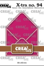 Crealies Crealies X-tra stansen CLXtra94, Open envelop