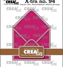 Crealies Crealies X-tra stansen CLXtra94, Open envelop