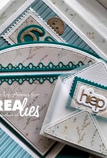 Crealies Crealies X-tra stansen CLXtra94, Open envelop