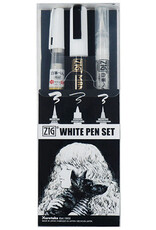 Kuretake Kuretake - Zig White Pen set - 3pcs   IKTB-24/3V